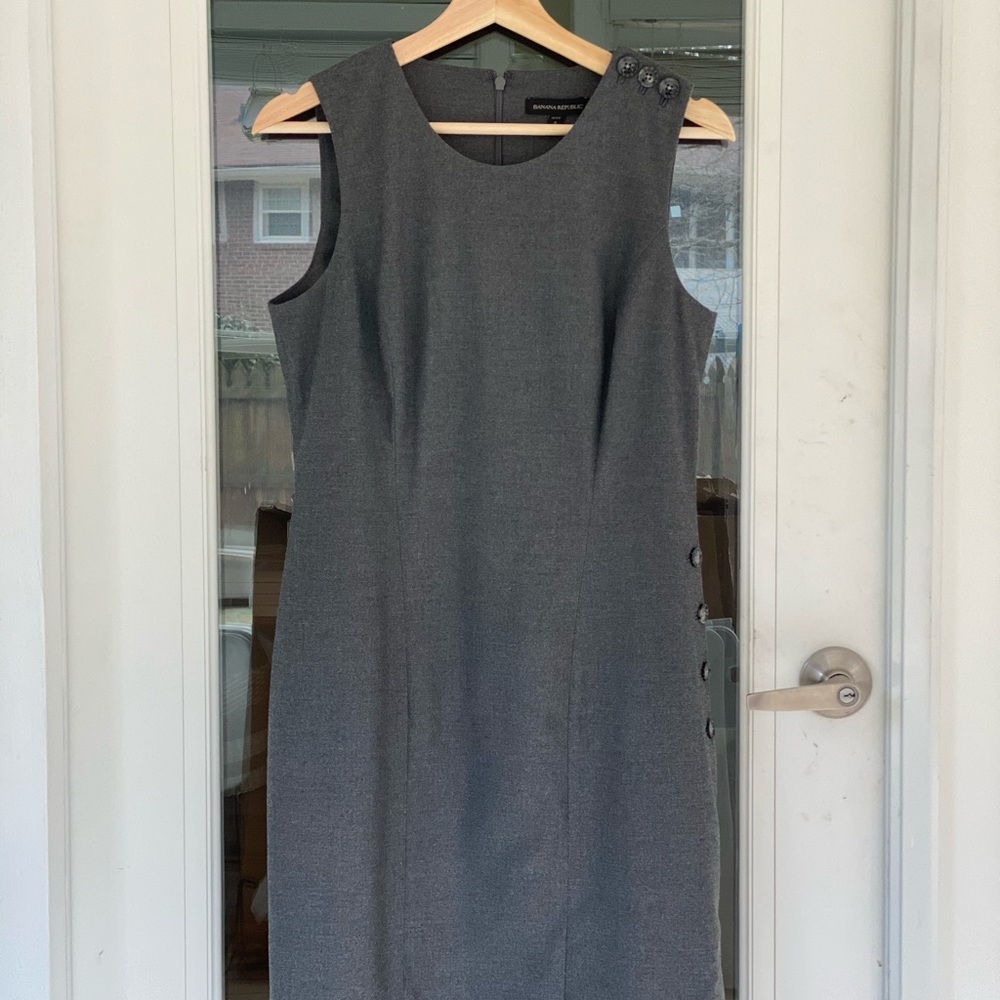 Grey Midi Dress